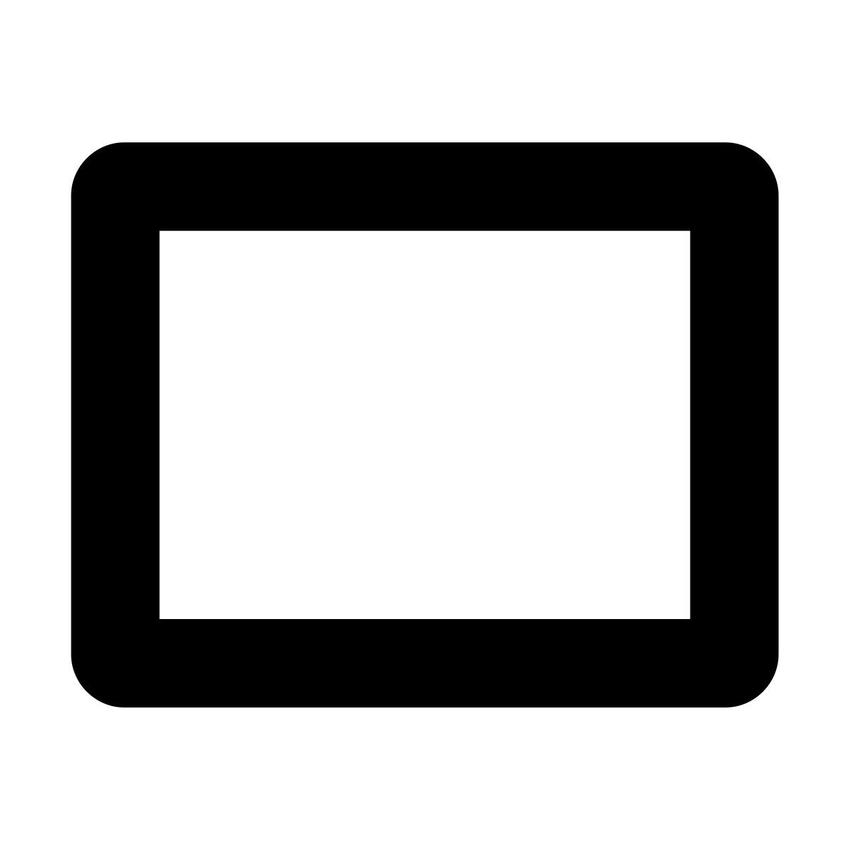 forma bold style прямоугольник icon