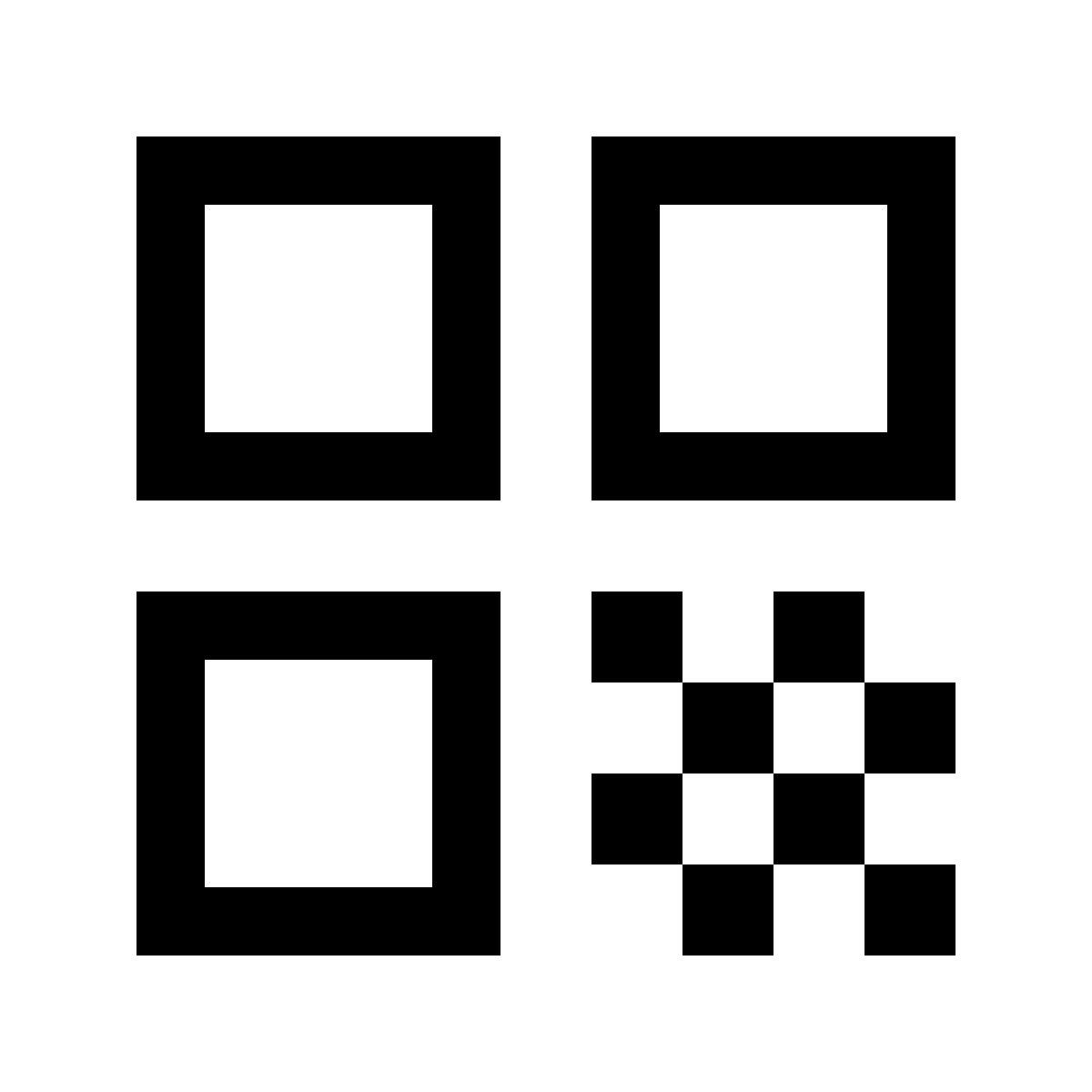 forma light filled sharp style qr код icon
