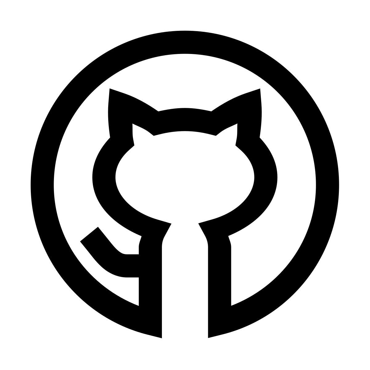forma light sharp style github icon