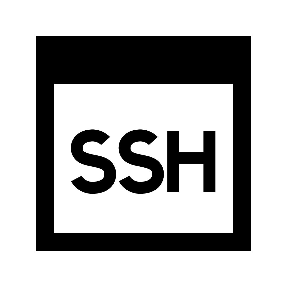 forma light sharp style ssh icon