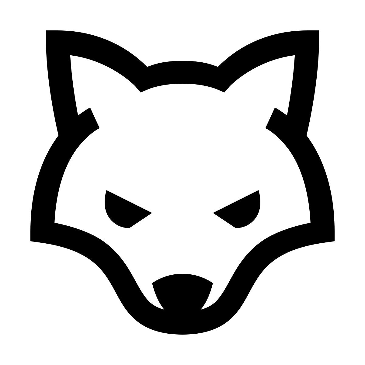 forma light sharp style волк icon