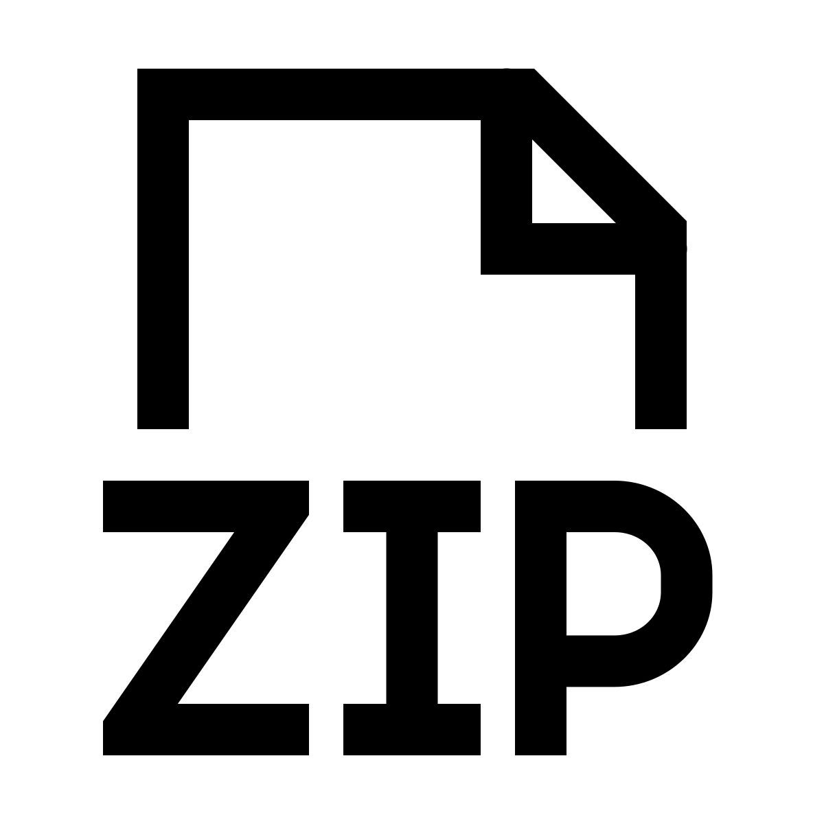 forma light sharp style zip icon