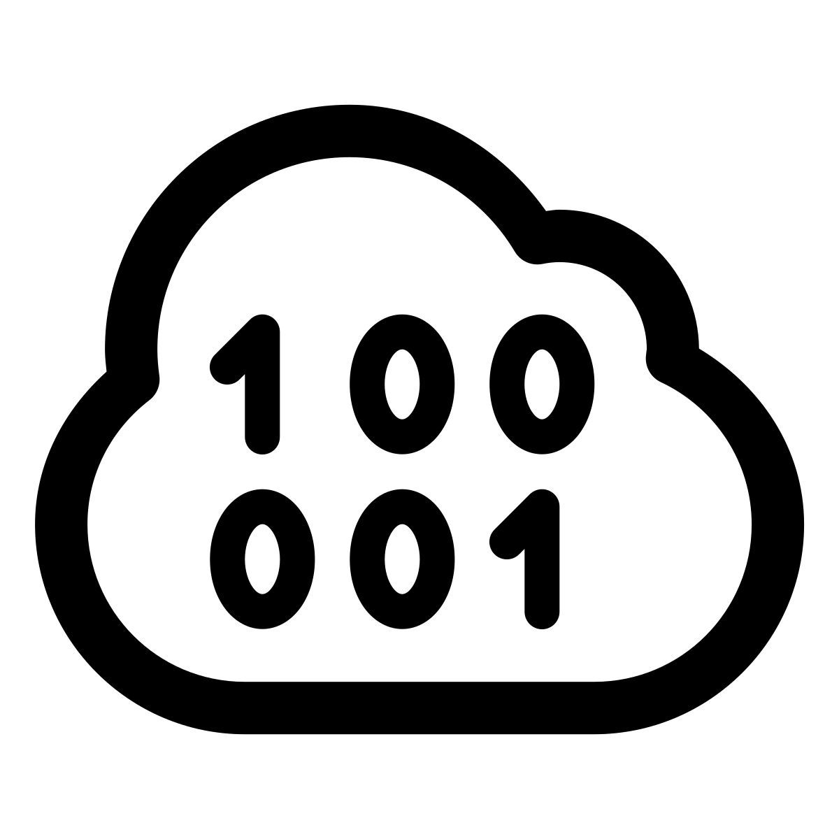 forma light style облако двоичный код icon