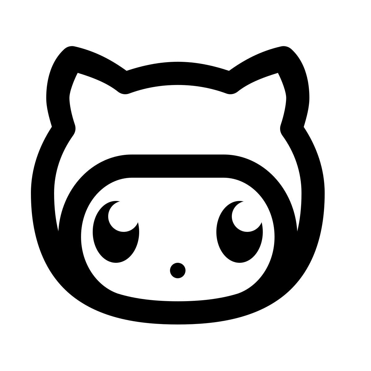 forma light style github octocat icon