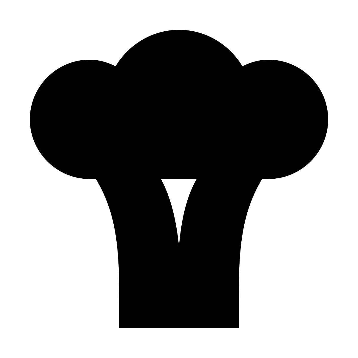forma regular filled sharp style брокколи icon
