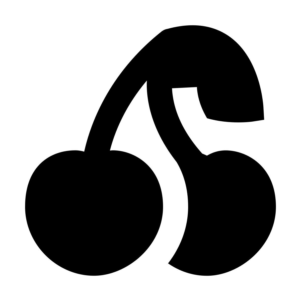 forma regular filled sharp style вишня icon