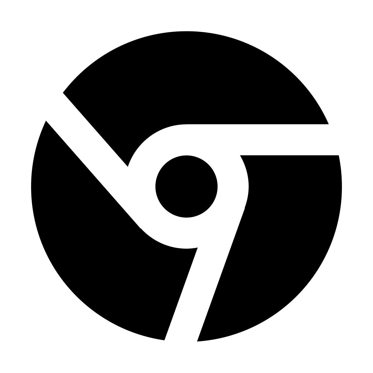 forma regular filled sharp style google chrome icon