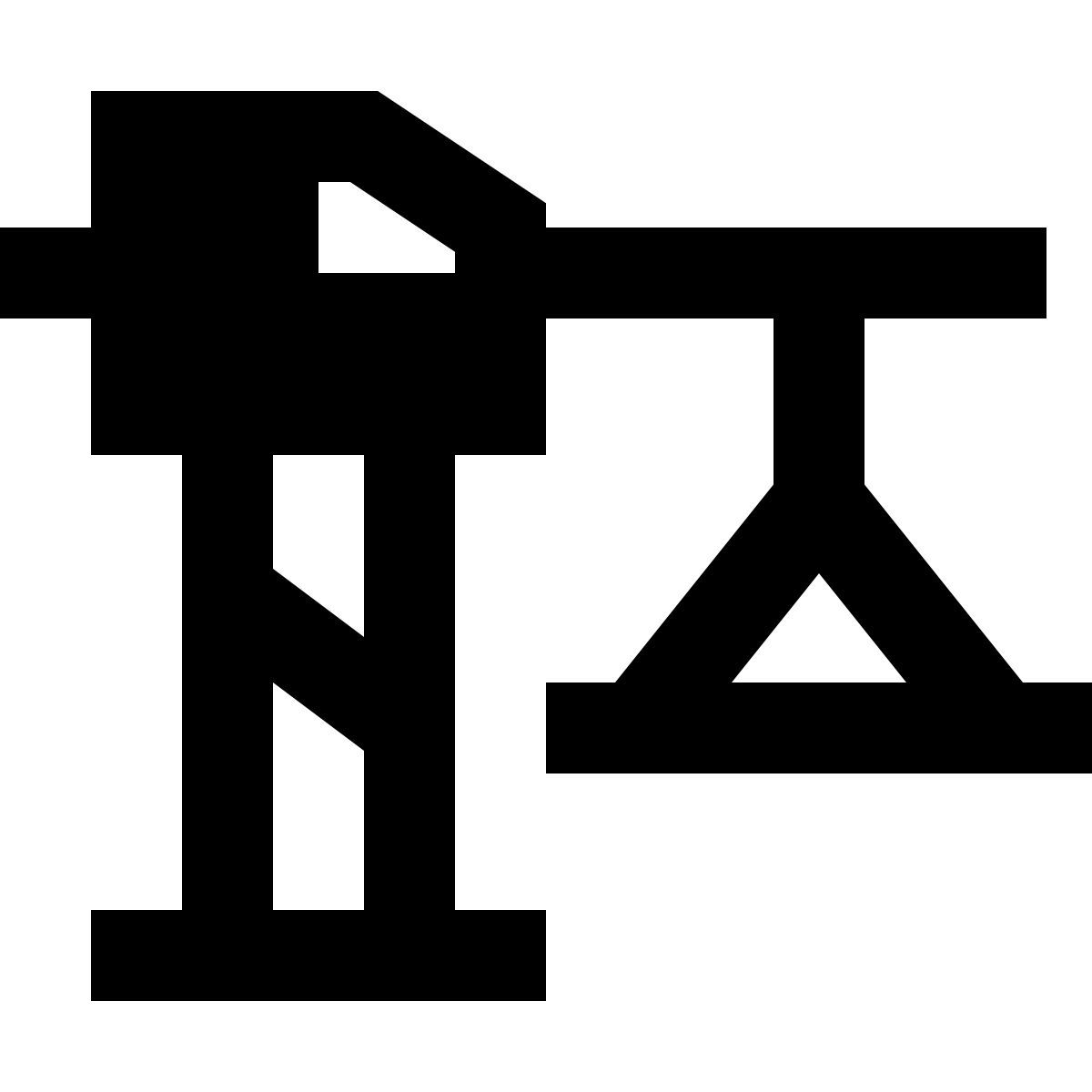 forma regular filled sharp style строительство icon