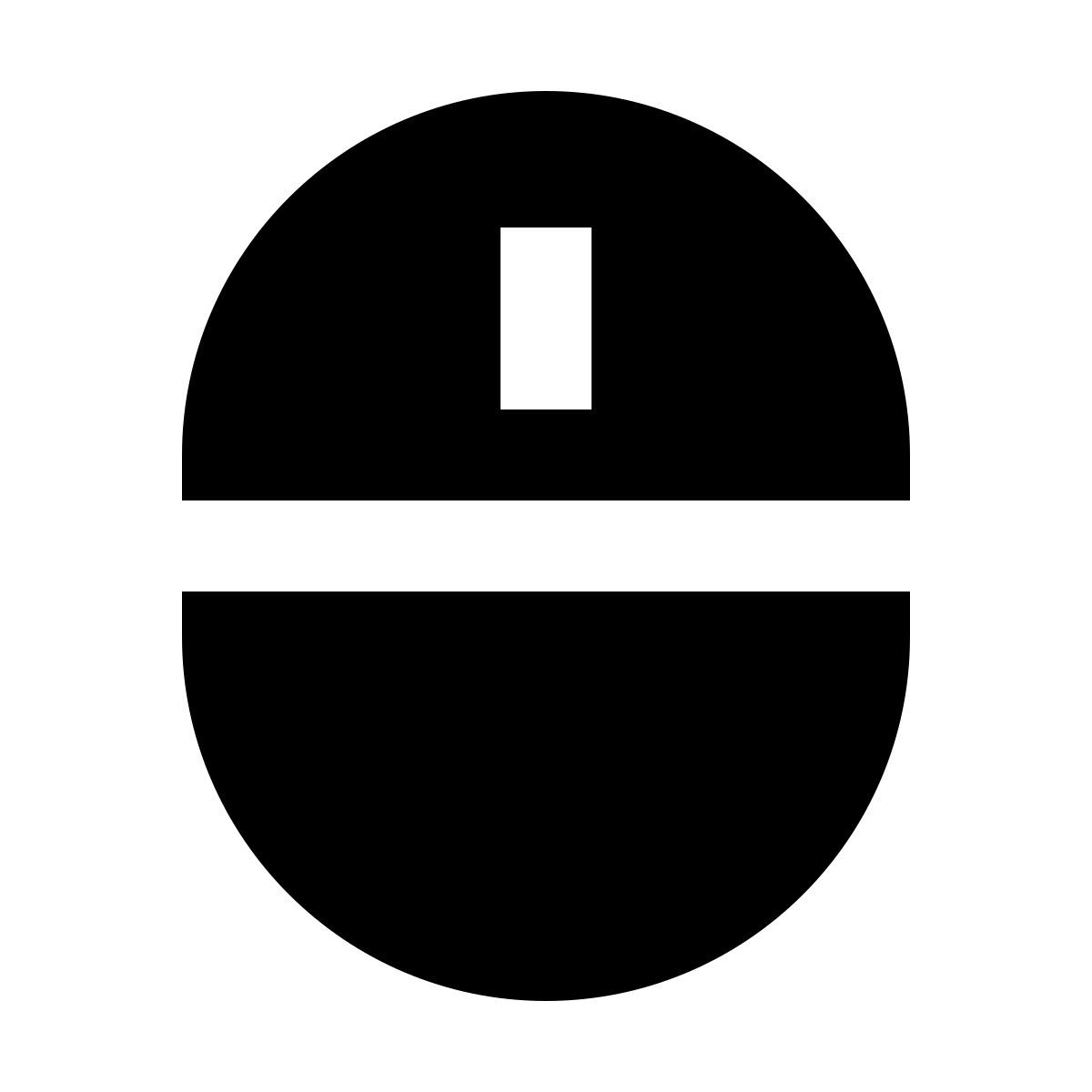 forma regular filled sharp style мышь icon