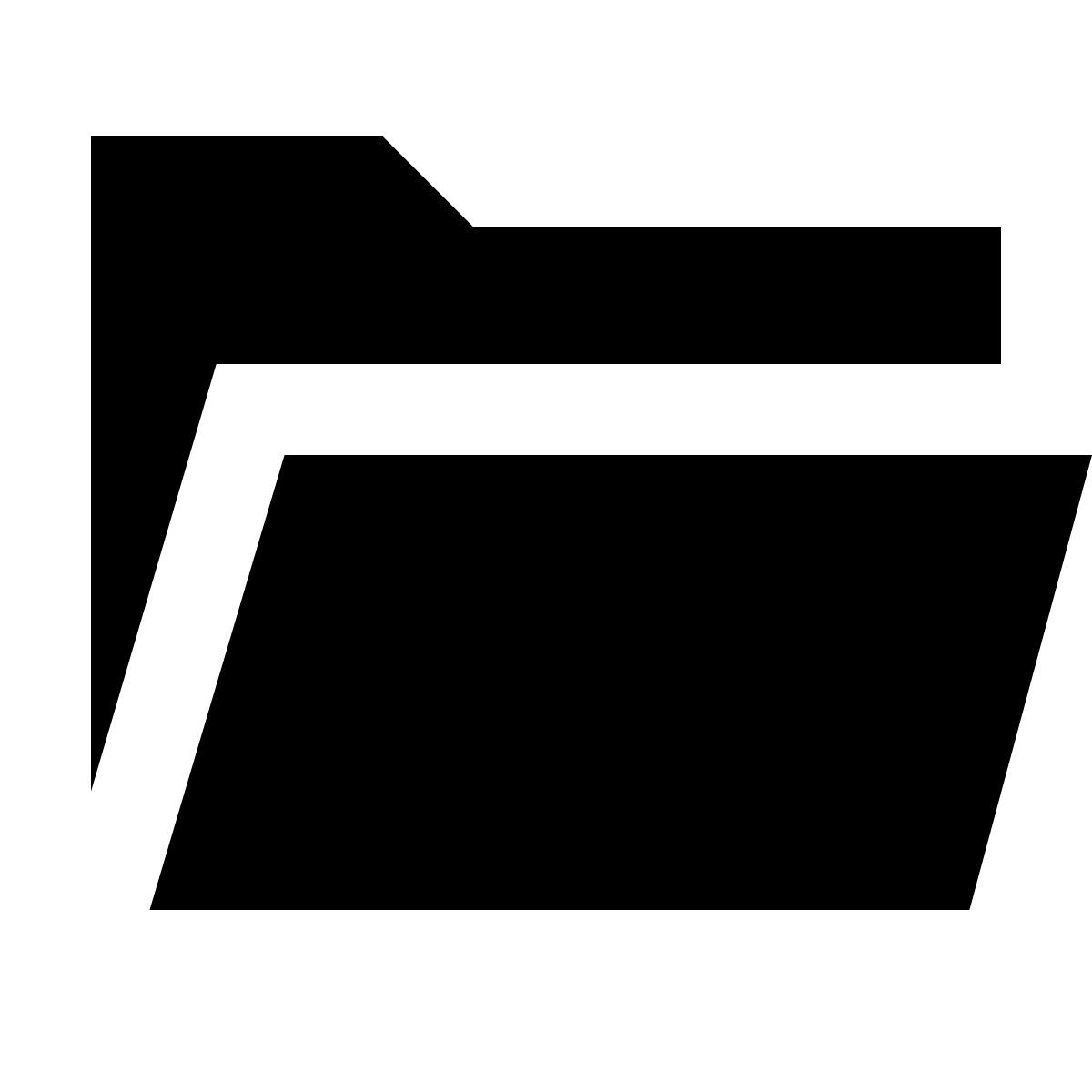 forma regular filled sharp style открыть папку icon