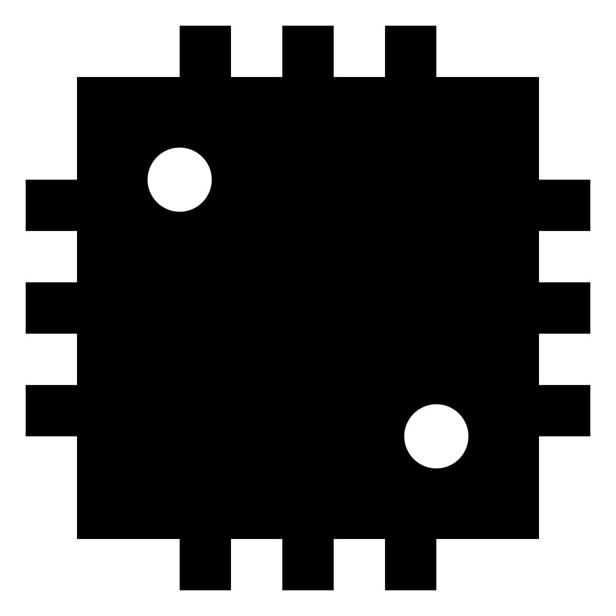 иконка processor forma regular filled sharp стиль
