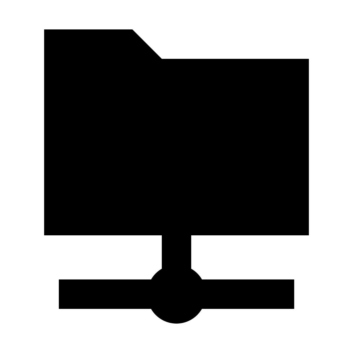 forma regular filled sharp style общая папка icon