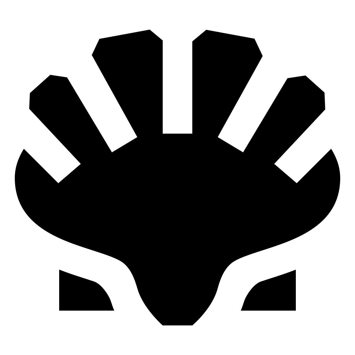 forma regular filled sharp style моллюск icon