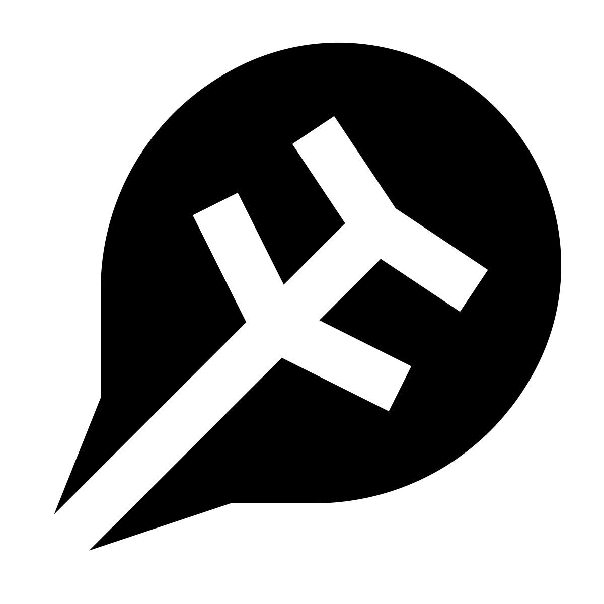 forma regular filled sharp style шпинат icon