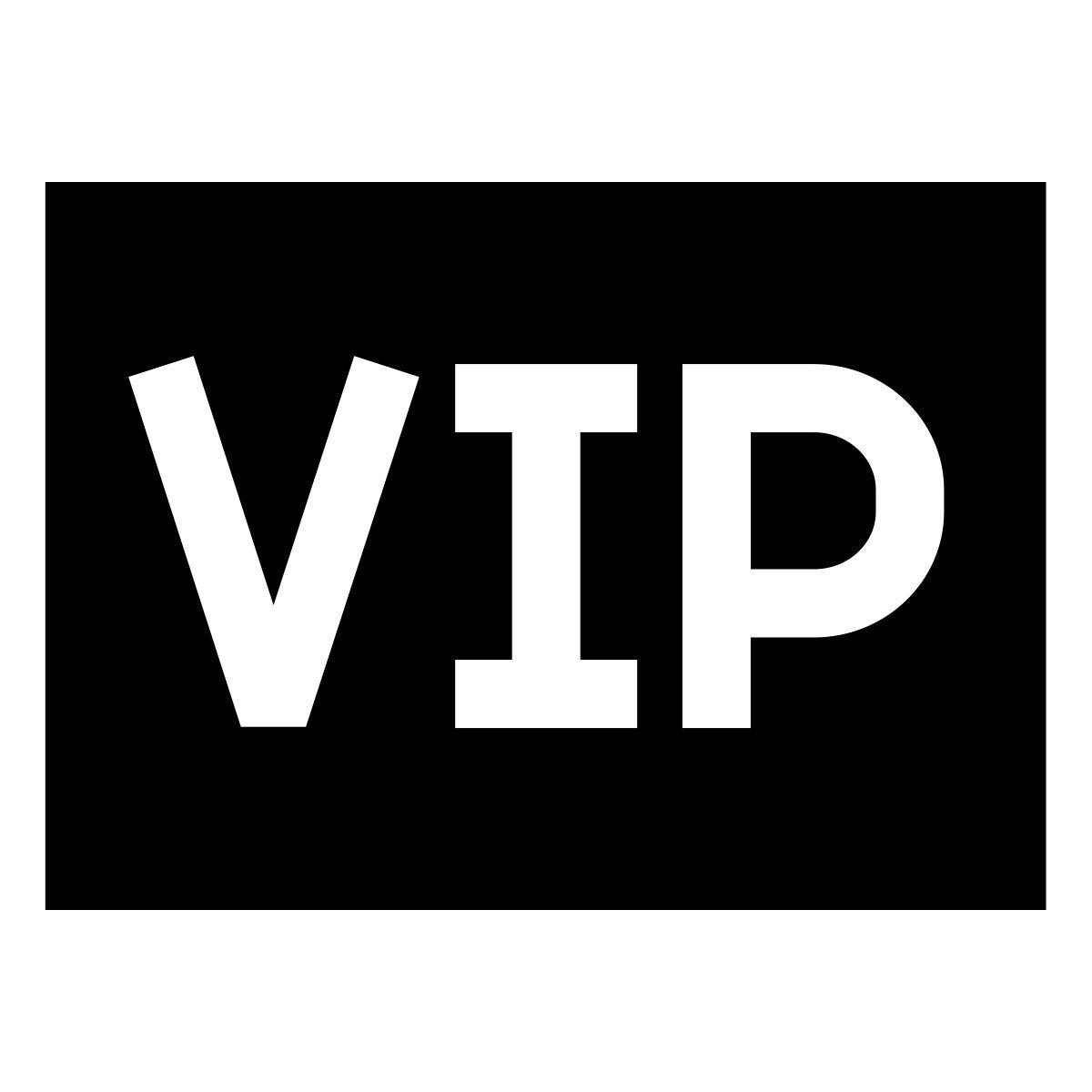 forma regular filled sharp style vip icon