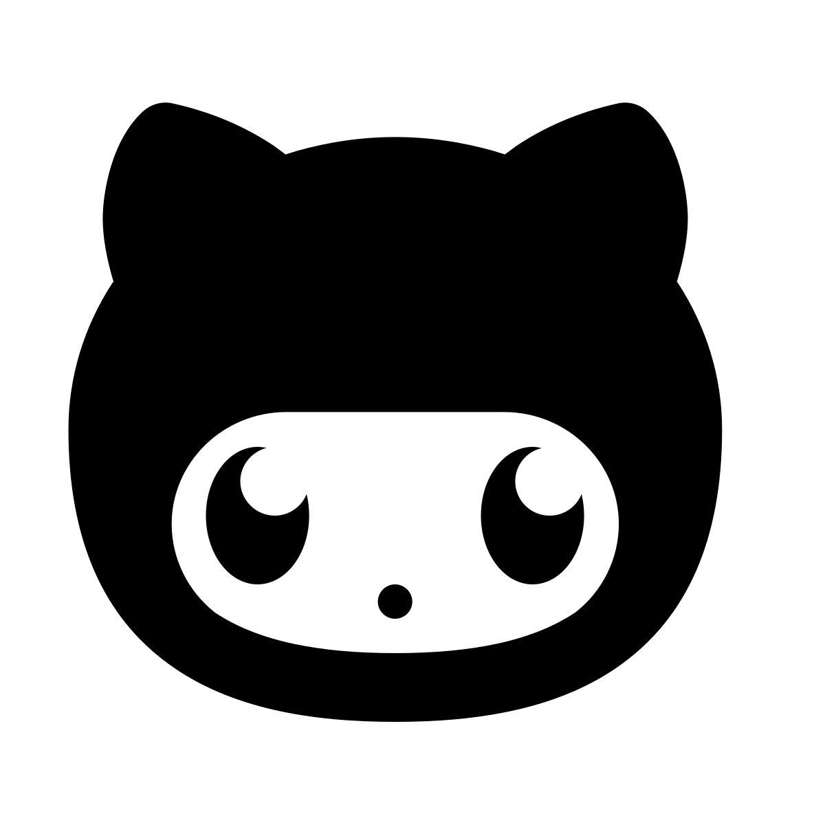 forma regular filled style github octocat icon