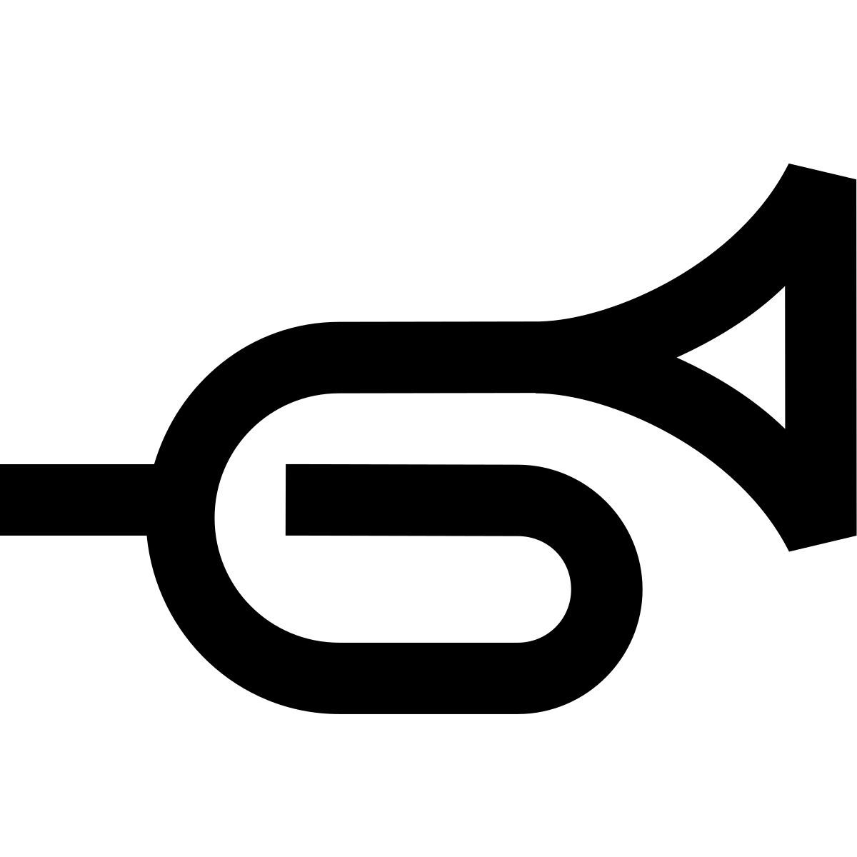 forma regular sharp style горн icon