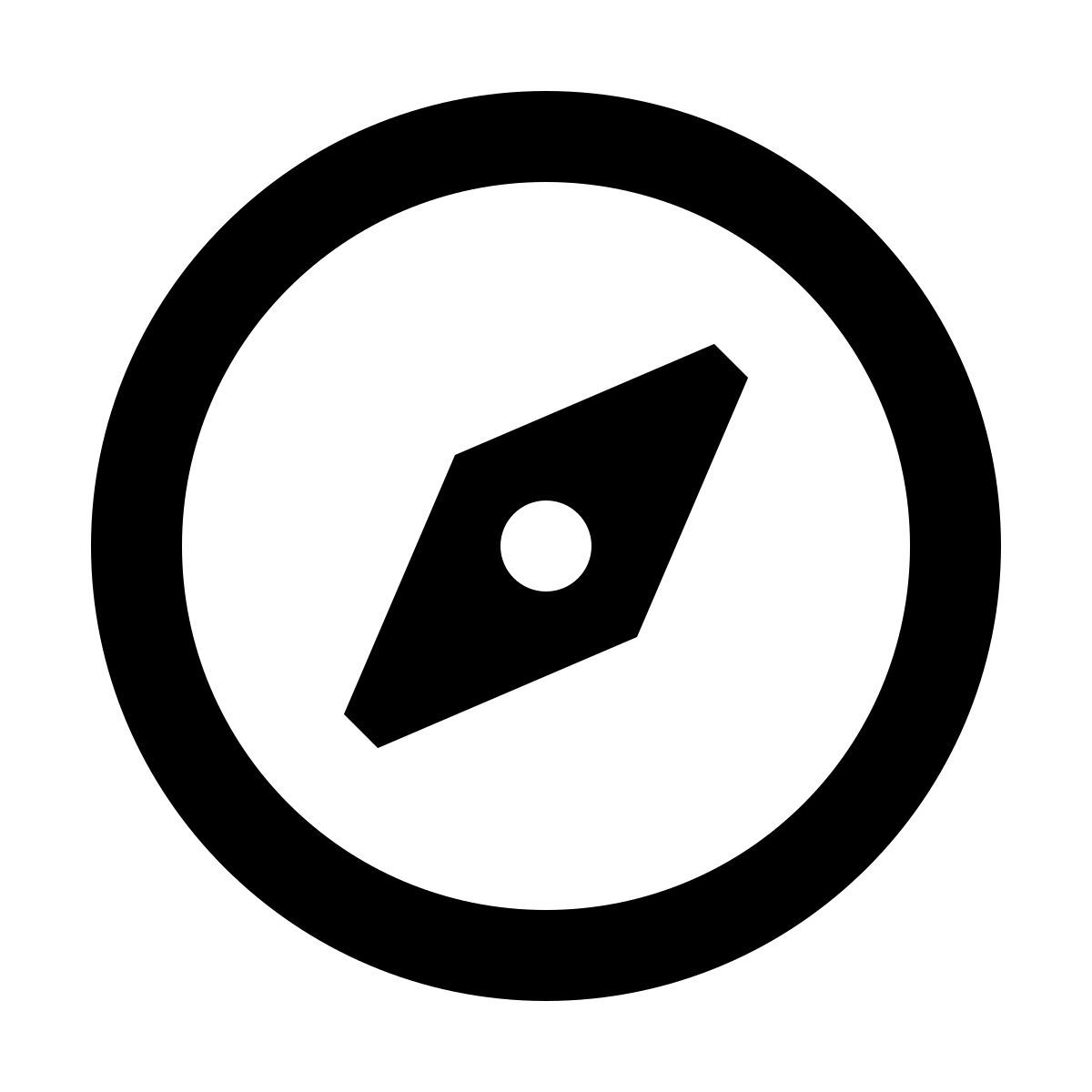 forma regular sharp style компас icon