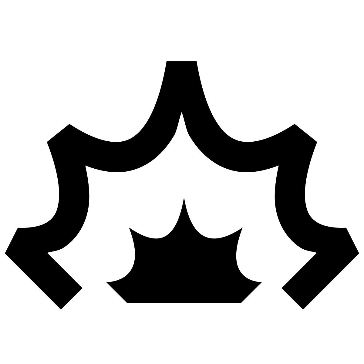 иконка взрыв forma regular sharp стиль