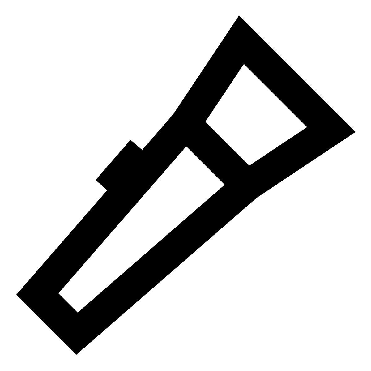 иконка фонарик forma regular sharp стиль