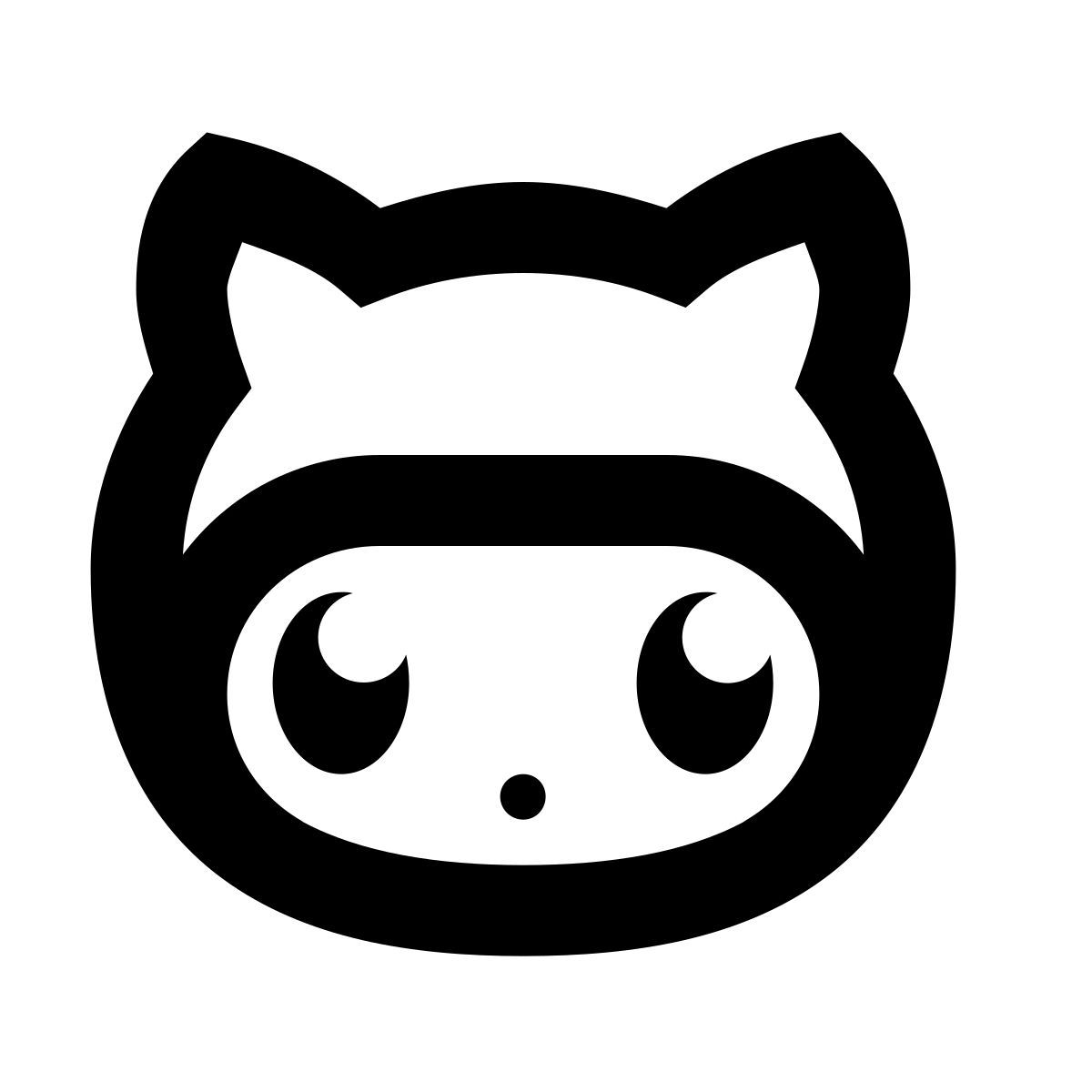 forma regular sharp style github octocat icon