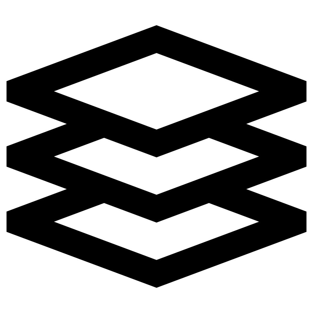 иконка стек forma regular sharp стиль