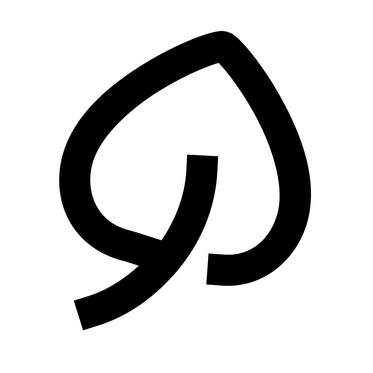 forma regular sharp style лист icon