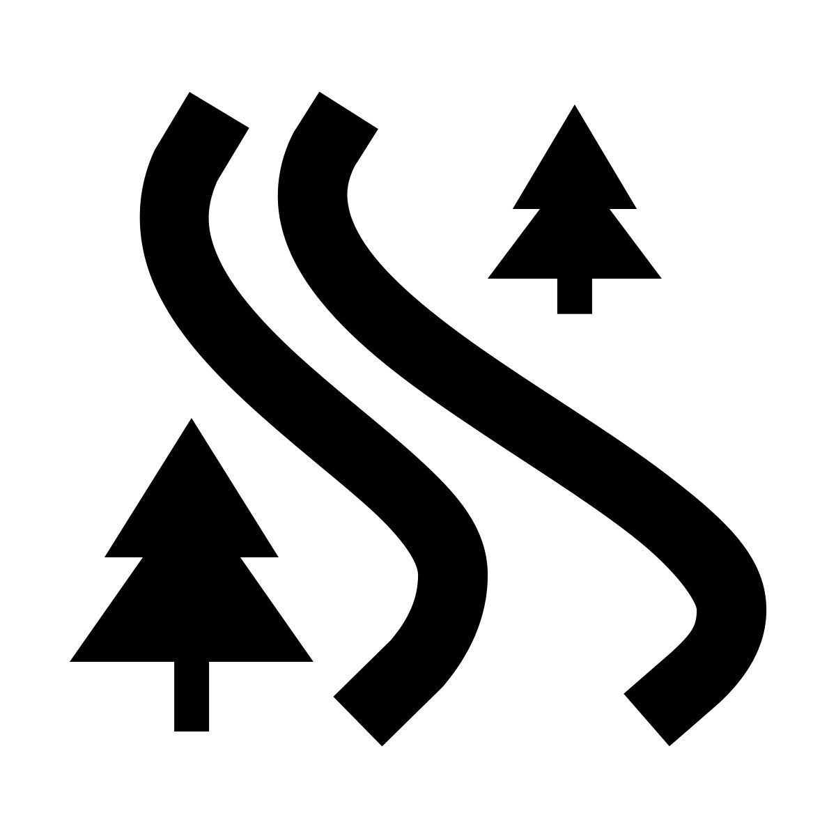 forma regular sharp style path icon