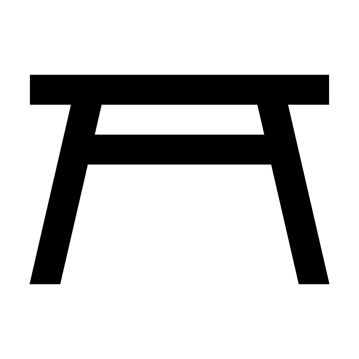 forma regular sharp style стол icon