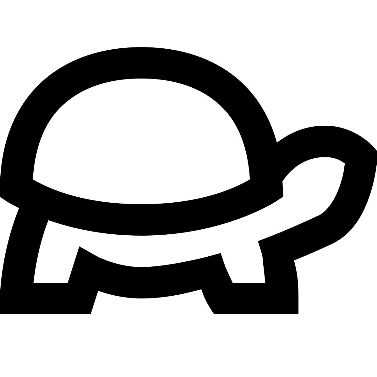 forma regular sharp style черепаха icon