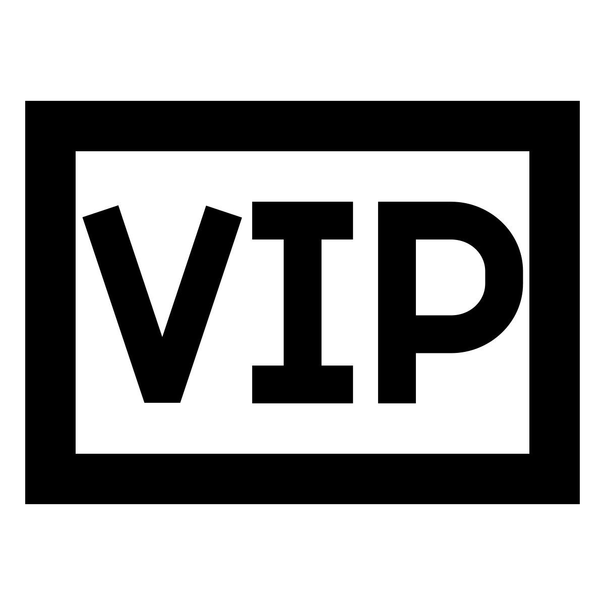 forma regular sharp style vip icon