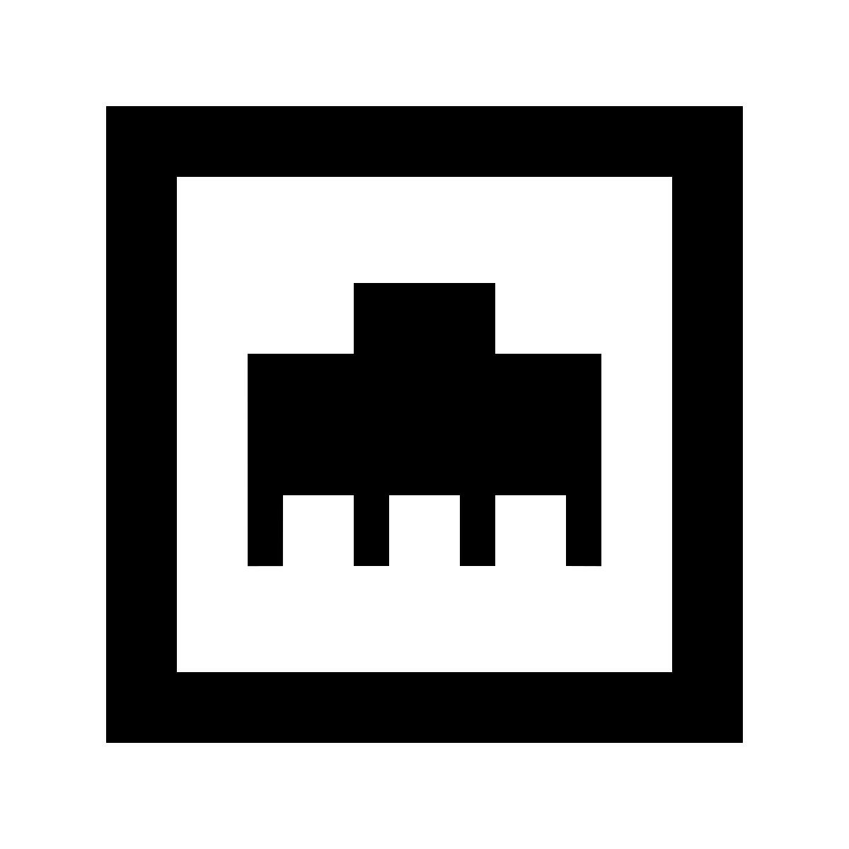 forma regular sharp style проводная сеть icon