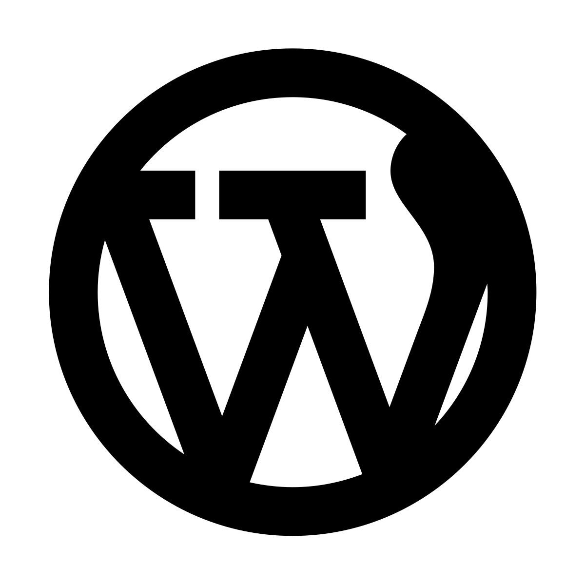 forma regular sharp style wordpress icon