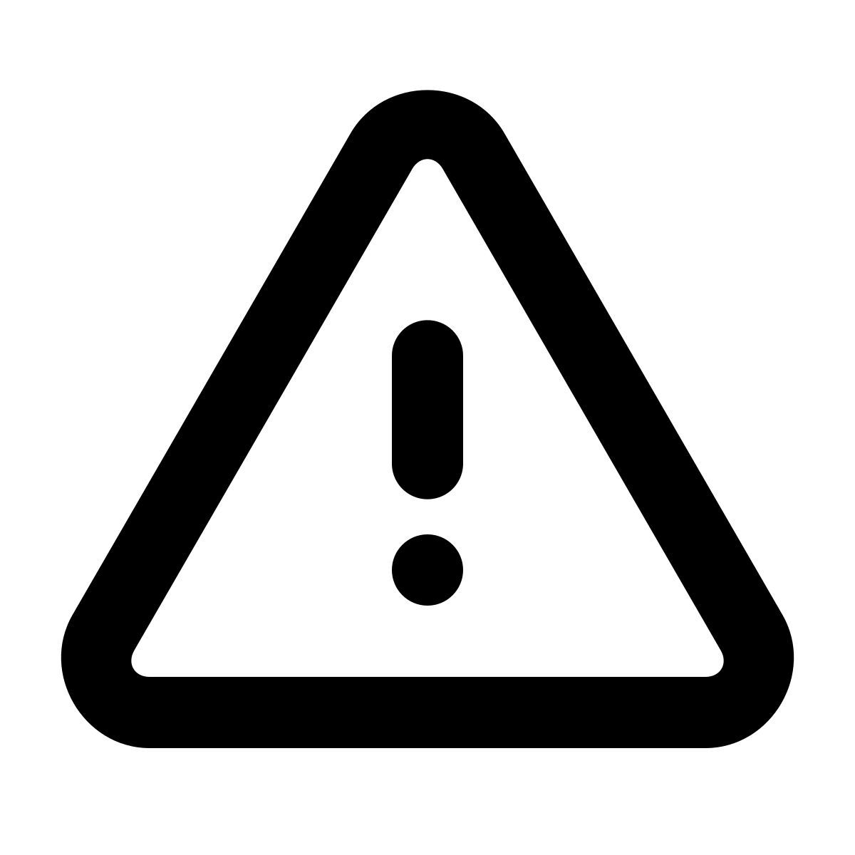 иконка error forma regular стиль