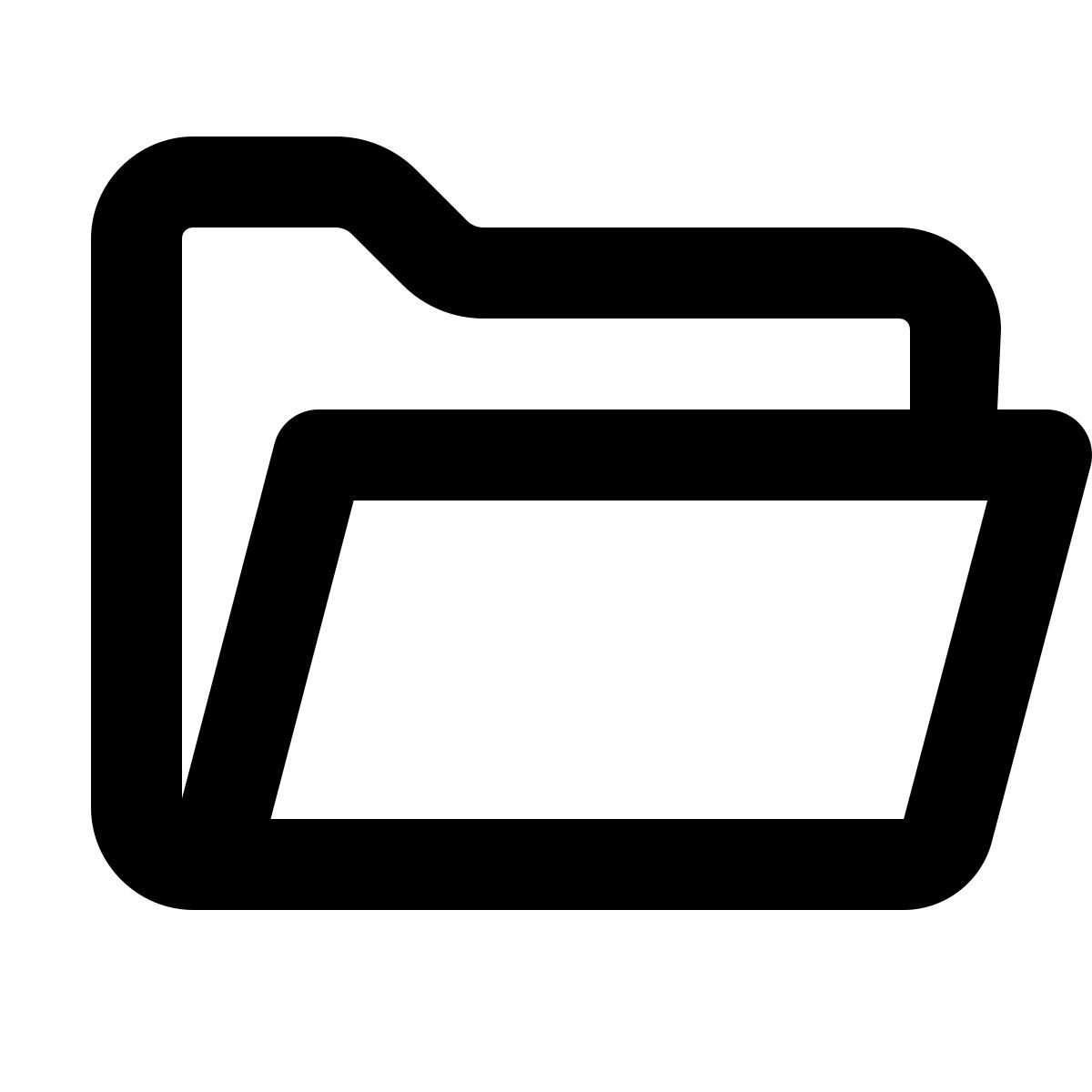 forma regular style открыть папку icon