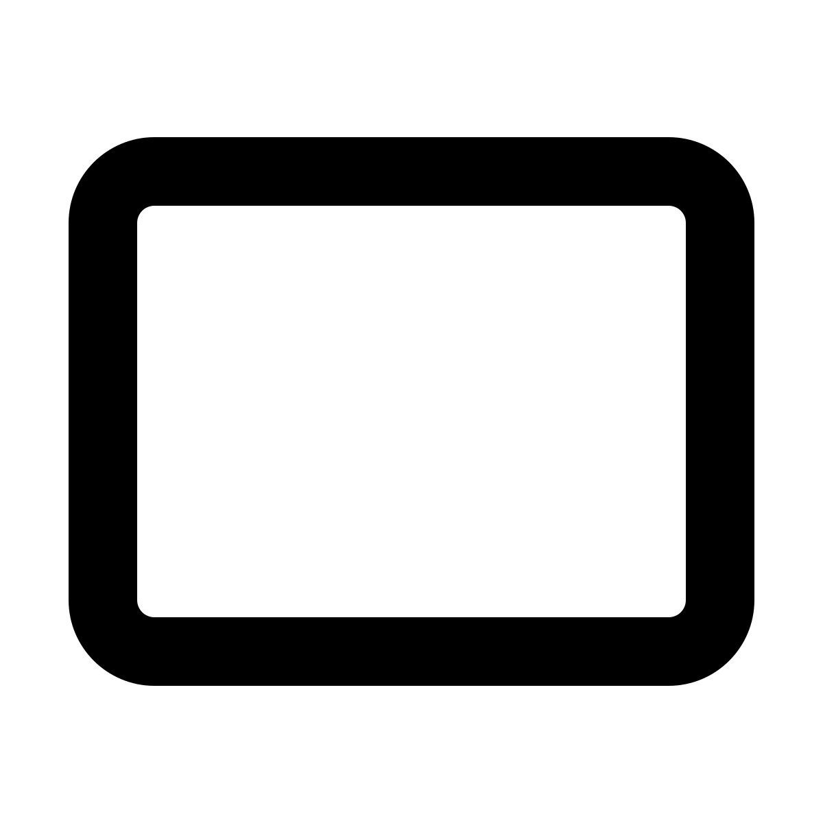 forma regular style прямоугольник со скругленными углами icon