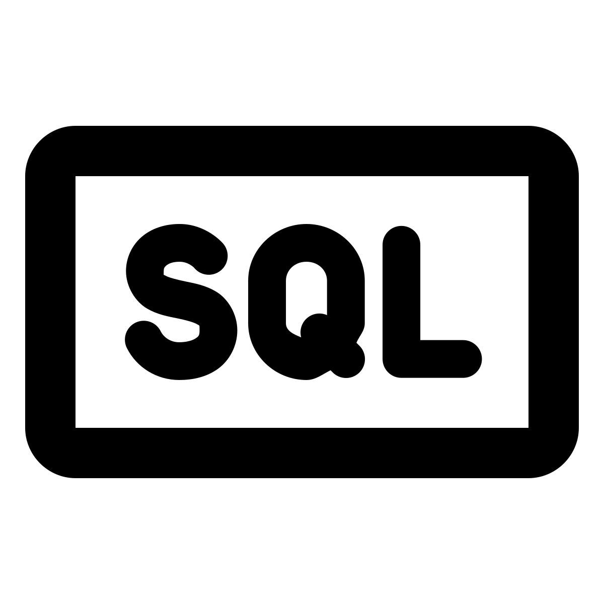 forma regular style sql icon
