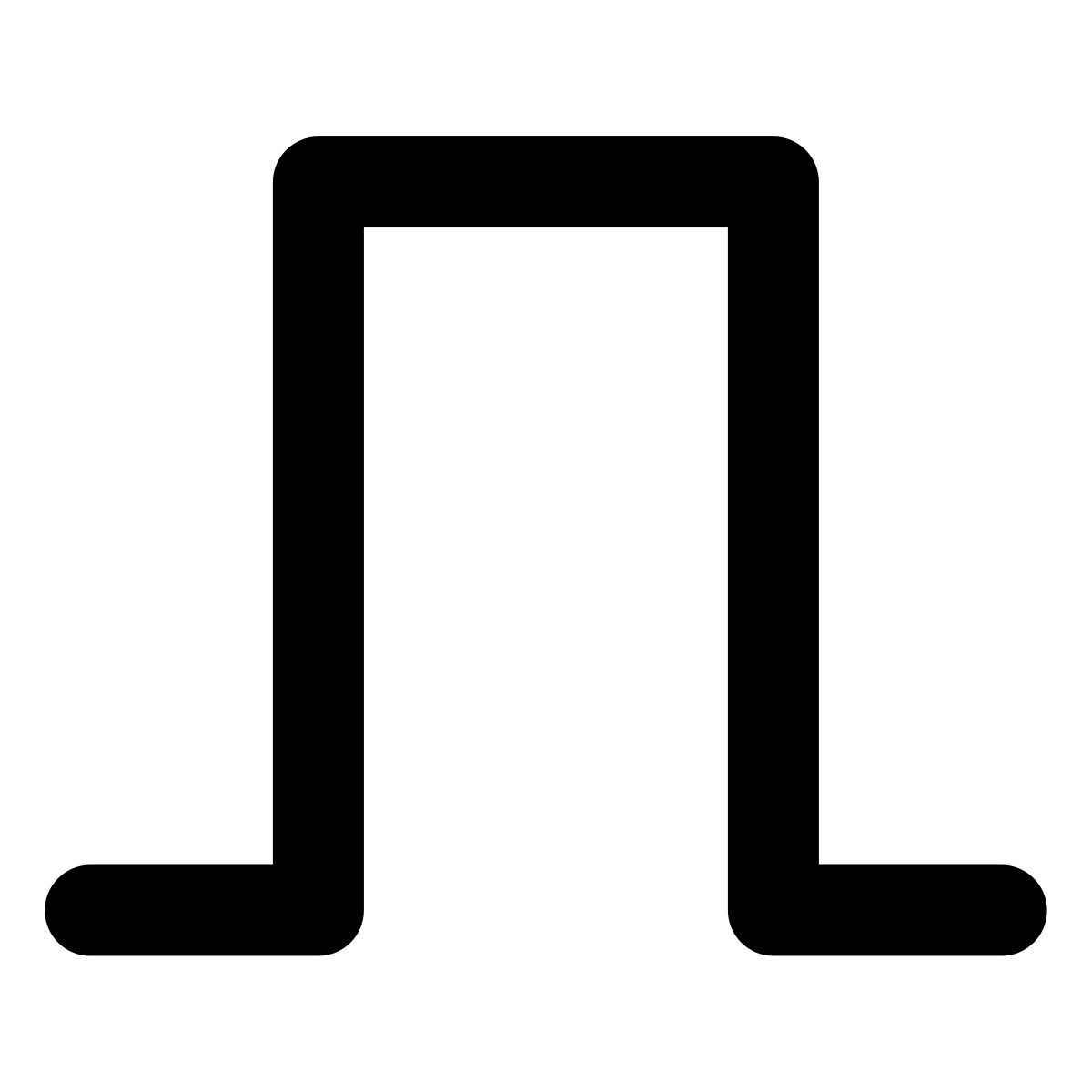forma regular style квадратная волна icon