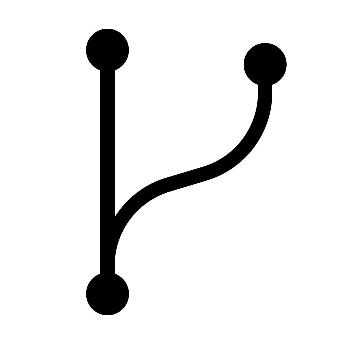 forma thin filled sharp style форк icon