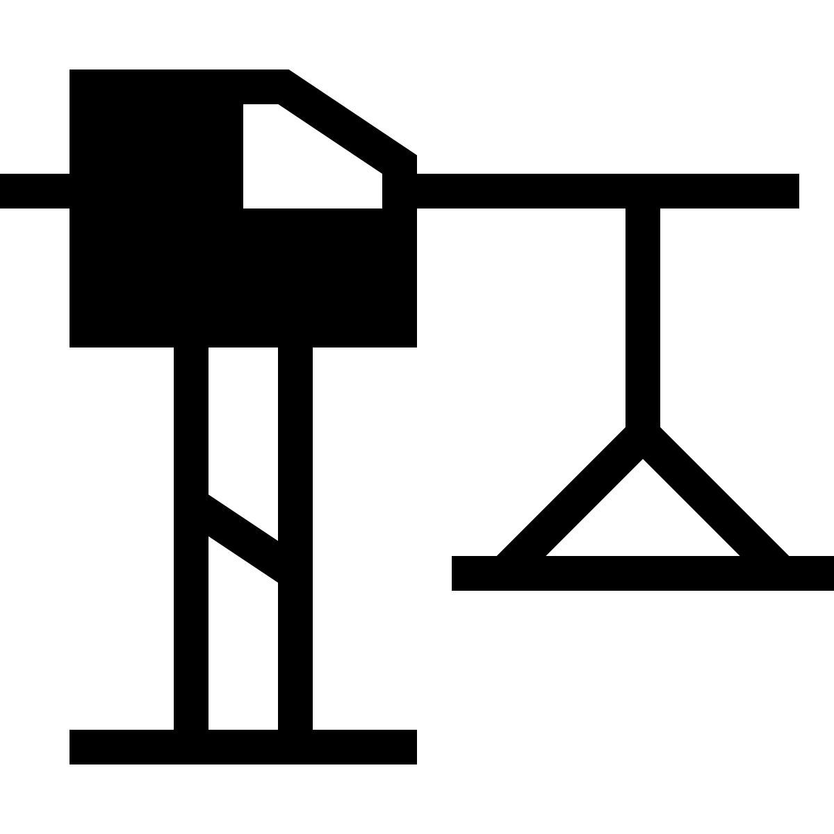 forma thin filled sharp style строительство icon