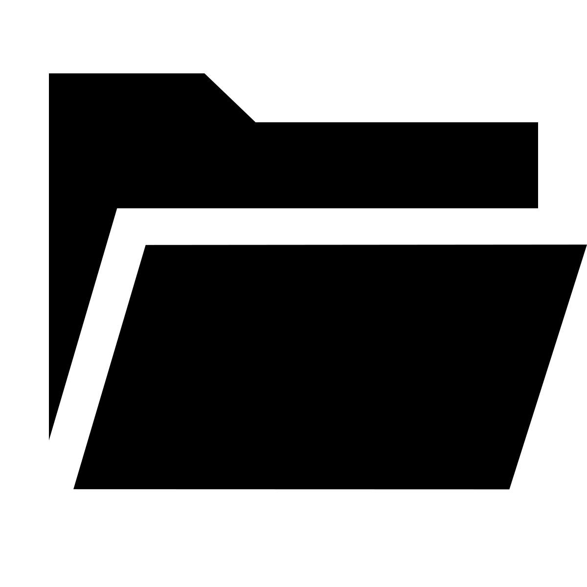 forma thin filled sharp style открыть папку icon