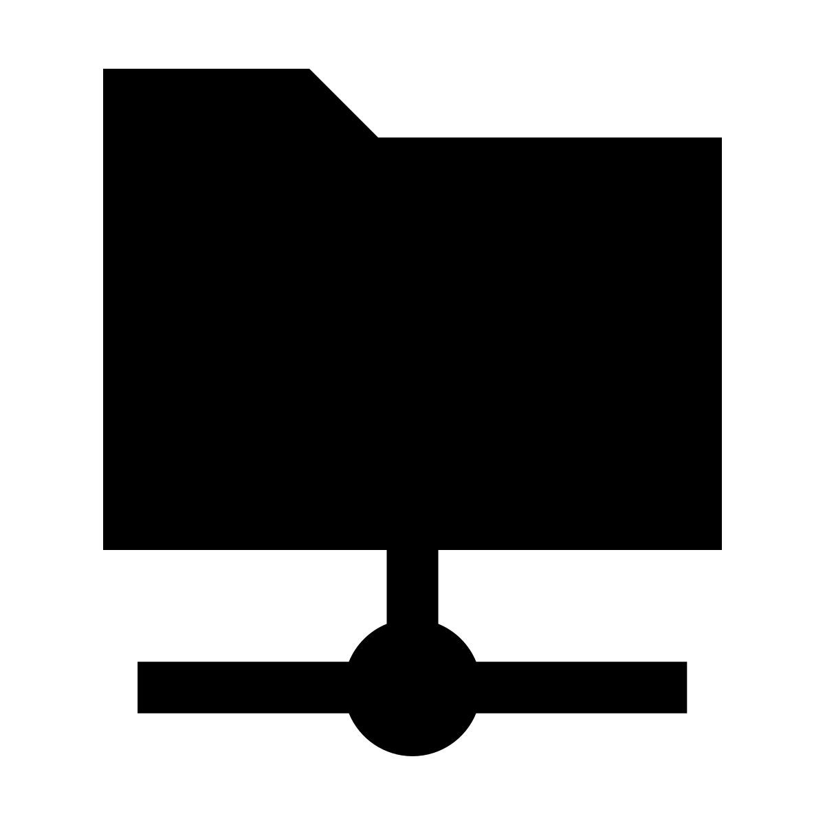 forma thin filled sharp style общая папка icon