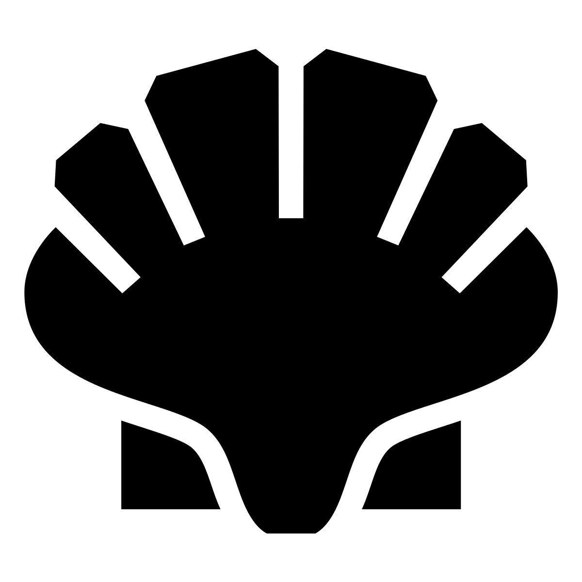forma thin filled sharp style моллюск icon