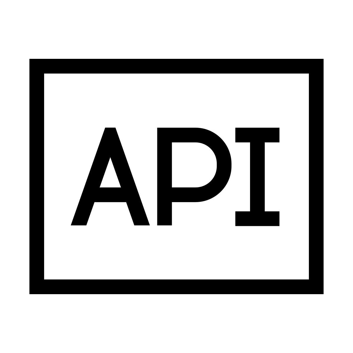 forma thin sharp style api icon