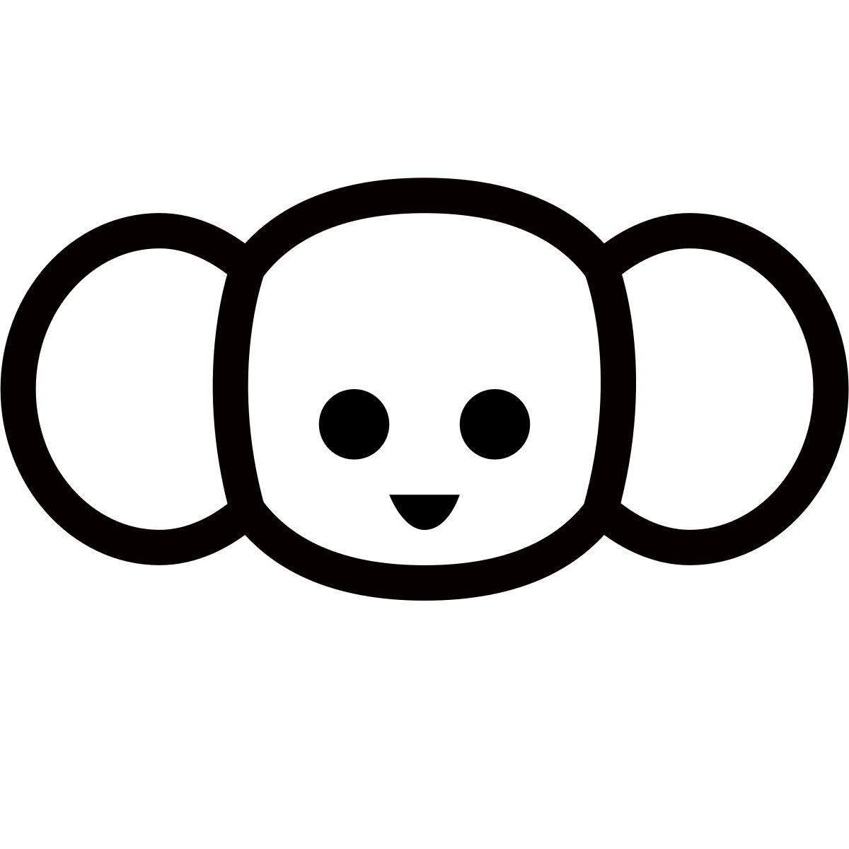 forma thin sharp style чебурашка icon