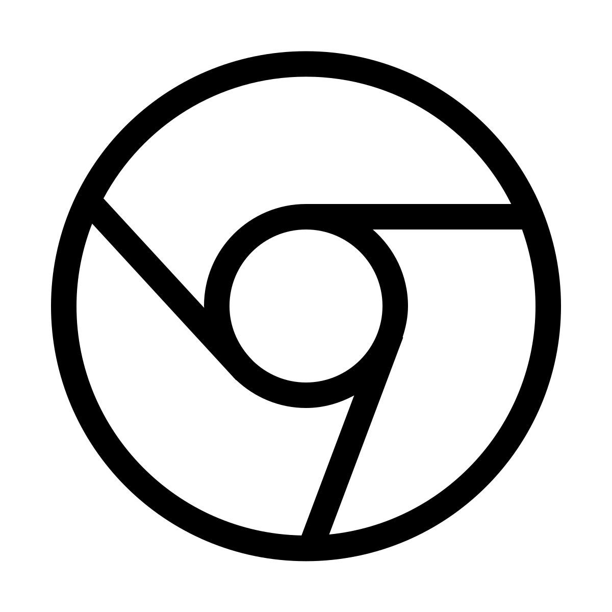 forma thin sharp style google chrome icon