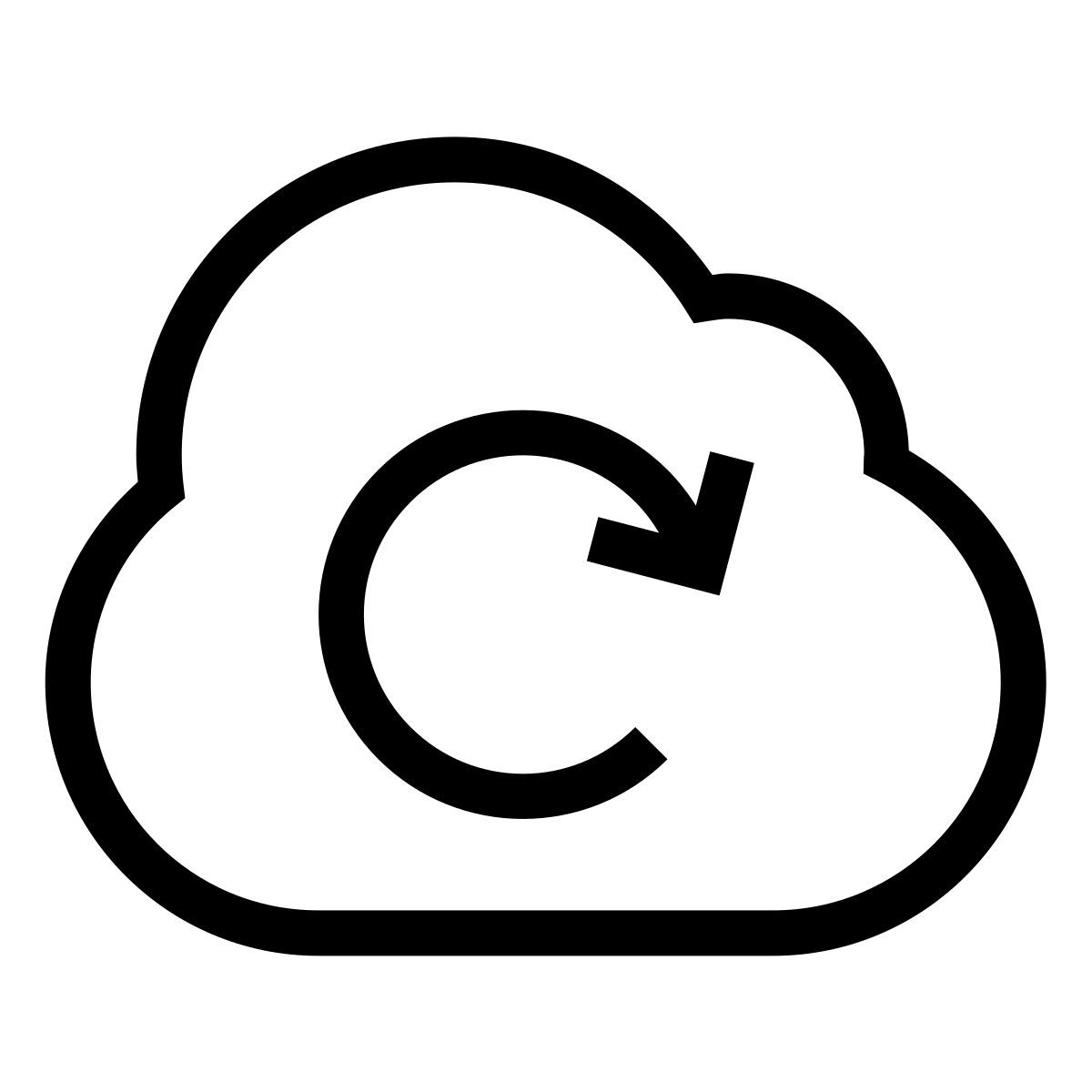 forma thin sharp style обновить облачное хранилище icon
