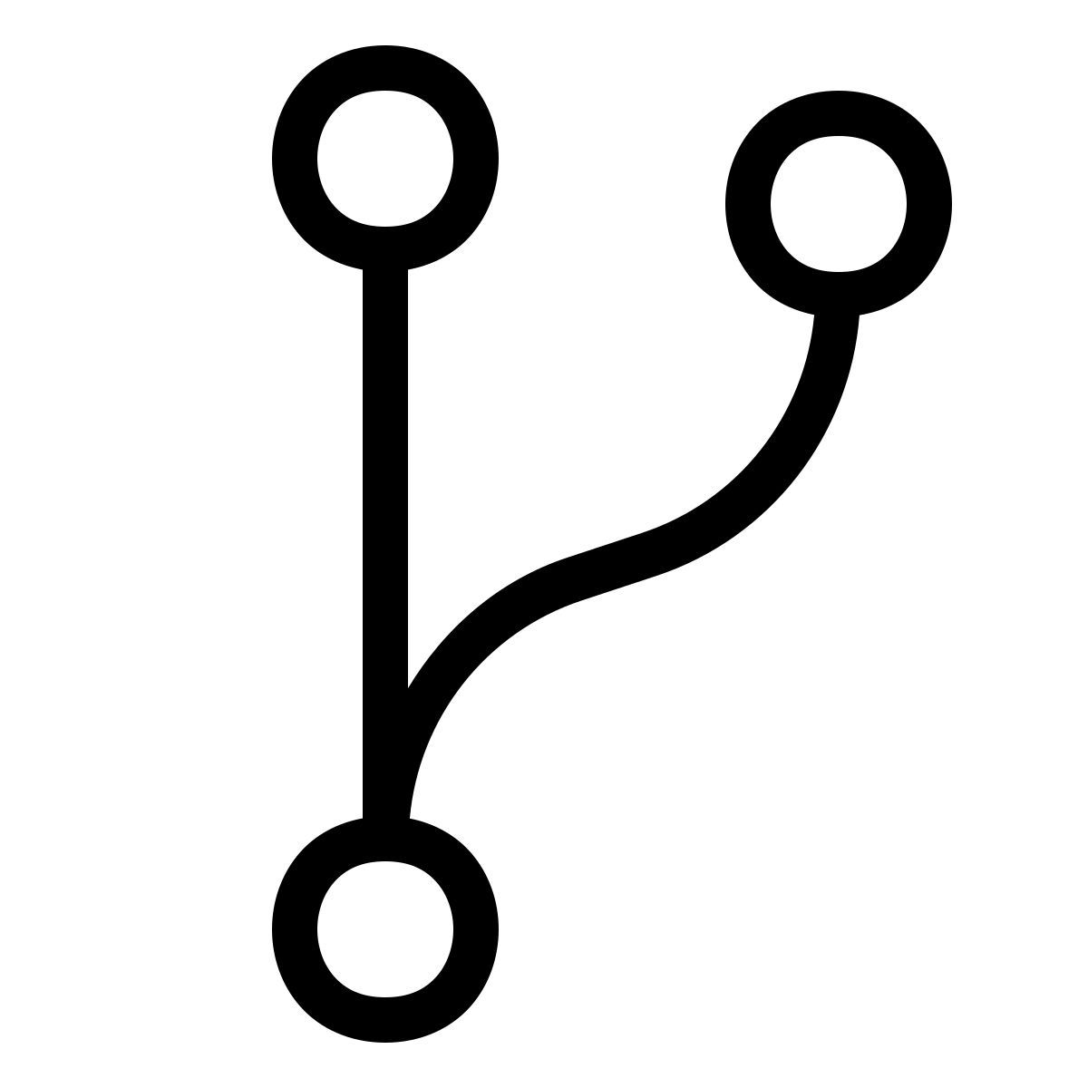 forma thin sharp style форк icon