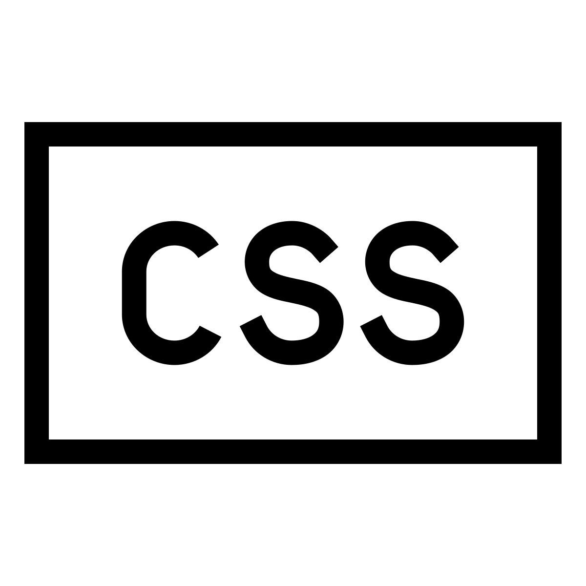 forma thin sharp style css icon