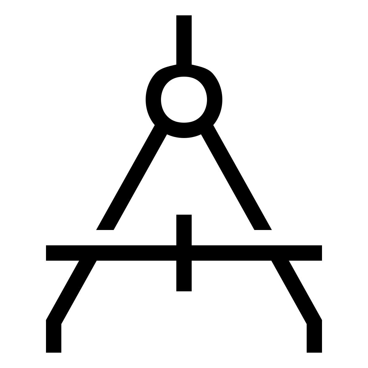 иконка циркуль forma thin sharp стиль